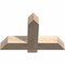 Ekena Millwork Eugene Smooth Timber Gable Bracket, Douglas Fir, 36"W x 23"H x 5 1/2"D x 5 1/2"F, 15/12 Pitch GBW036X23X0606EUG00SDF - alternate 4